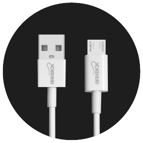 Linha White - Cabo V8 Micro USB (Android)